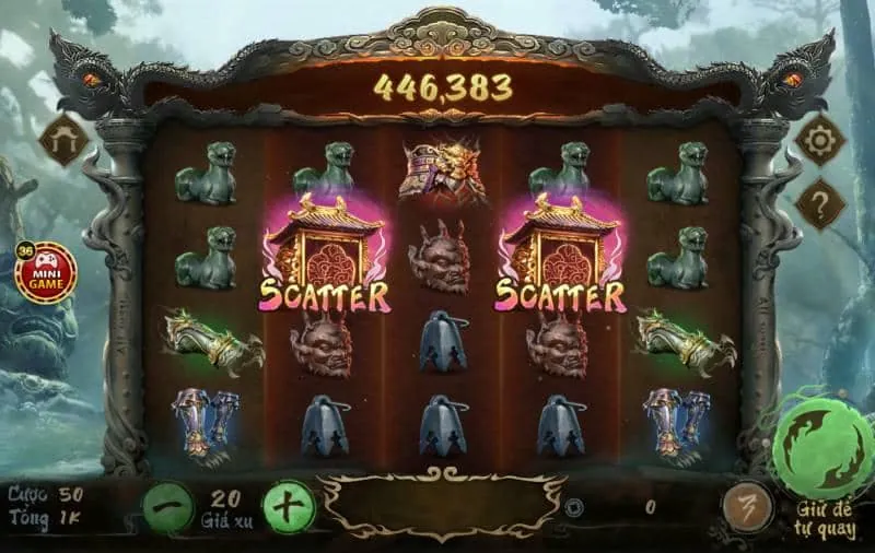 Hình ảnh các biểu tượng máy slot và jackpot lớn
